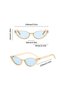 A Pair of Cat-Eye Sunglasses for Women for Decoration, Stylish Beach Accessories, Essential Sun Glasses for Women's Casual and Formal Wear, and Gifts, Suitable for Music Festivals, Summer Vacations, and Travel. - 4