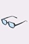 Unisex uv400 protection blue sunglasses - 2
