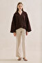 Premium Embroidered Kimono Brown - 4