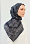 Monare Scarf Ethnic Motif Black 90X90 - 3