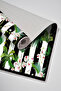 Non-Slip, Washable, Digitally Printed 2-Piece Toilet Seat Set |   Rectangle |   Felt Base |   Floral |   Mu692 - 4