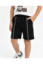 Boy's White Ribbed Combed Cotton Shorts
