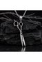 Gift Stylish Design Stainless Steel Barber Hairdresser Scissors Pendant - 2