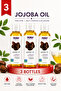 NOW Solutions Pure Jojoba Oil 3 x 118 ml (3 Bottles)