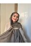 Sparkling 30% Silk Shawl - Mink - 6
