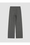Lcw Jeans Gray Elastic Waist Wideleg Women's Jean Trousers - 6