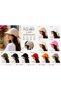 Red Women's Safari Tie-Back Brimmed Bandana Hat, Summer Sunshade Hat Beach Sea Visor Hat - 3