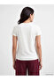 White Cherry Printed 100% Cotton Women's T-Shirt - 4