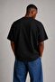 Men's square pocket detailed bicycle collar t-shirt - black - 3