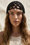 Sea Shell Hair Net Sea Beach Hair Accessory 2140 Black - 2