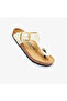 Gizeh Big Buckle Nu Women's Cream Slippers Juststep - 7