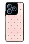 Realme C63 Pink Coquette Pattern Design Glossy Phone Case