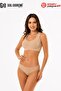 1210 Women's Comfortable Fit Thick Straps Flexible Cross-Back Sports Half Tank Top / Bustier - 2
