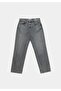 Loose Relaxed Fit Men's Green Cast Denim Jean Trousers - 7