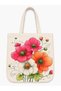 40X40 cm Digital Printed Suede Fabric Women's Shoulder Bag - Multi-Colored - Patterned Daily and Beach Bag - 4