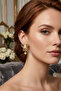 Gold Color Metal Butterfly Earrings Elegant and Modern Design - 5
