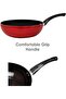 ECO Ceramic Non Stick Wok Pan 28 cm Red PTFE PFOA Free Dishwasher Safe Frying Pan - 7