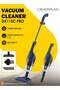 Vacuum Cleaner, Light Weight Handheld, 15kPa Suction, Three Brush Heads, Triple Filtration, 1.2L Dust Cup