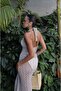 Mink Rando Beach Dress with Tie Detail - 7