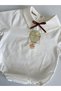 Handmade 100% Cotton Poplin Fabric Flying Balloon Embroidered Baby Shirt - 4
