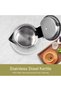 Electric Kettle 1.8 L, 1500 W Fast Boiling Stainless Steel Kettle with Auto Shut-Off, Boil-Dry Protection, 360° Rotating Base, Cordless Convenience, Perfect for Tea, Coffee & Hot Beverages - 3