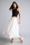 A-Line High Waist Poplin Midi Skirt F7993Ax26Sp