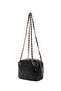 Women's Black Quilted Crossbody Bag 26Pbd2921Kp - 6