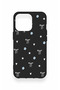 iPhone 13 Pro Compatible Mini Bow Black Patterned Silicone Case - 2