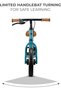 SPACE2 Balance Bike, Learning Wheel, Children's Balance Bike, Height-Adjustable Saddle, 12 Inch Wheels, Metal, from 2 Years, Modern Design - 5