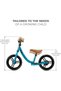 SPACE2 Balance Bike, Learning Wheel, Children's Balance Bike, Height-Adjustable Saddle, 12 Inch Wheels, Metal, from 2 Years, Modern Design - 4