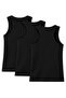 Ribana Sportsman Men's Undershirt Black 100% Cotton 3-Pack - 3