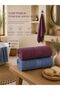 Colorfull 2 Pieces 100% Cotton Floral Patterned 50 X 90 cm Towel Set / Dowry Set