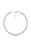 Crystal Bead Women's Necklace Gold Dorika Bead Detailed Green Jewelry - 4