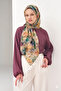 Organic Cotton Viscose Scarf Special Design Tie-Dye Floral Lightweight Stylish