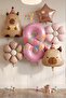 Capybara Themed 1 Year Old Birthday Balloon Set 6 Piece Capybara Balloons - 2