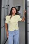 Yellow Soren Linen Blazer Jacket - 2