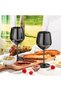Wine Glasses Set of 4, 18oz Stainless Steel, Unbreakable & Portable Stemmed Metal Wine Glass - 2