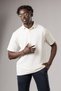 Regular Fit Textured Lycra Polo Neck T-Shirt