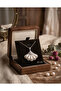 316L Steel Chain Silver Color Fan Model Necklace - 4