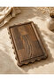 Rectangular Daisy Line Detailed Natural Wood Cheese and Presentation Plate, Coffee Tray, Oil Container, Pastry and Cake Stand 100% Pine Wood