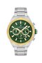Dial Green Band Grey Color Functional Same as Picture Men's Wristwatch - 6