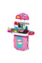 Kitchen Set in Large Diamond Box - Pink - 18 Pc Set - 7