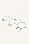 Women's 3-Piece Sea-Themed Bracelet H7374Axns - 2