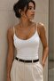 Polyamide Bodysuit with Chest Support and Adjustable Straps – Stretchy Fabric Basic Athlete Bodysuit My3535 - 5