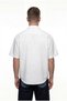 Men's Short Sleeve Oversize Linen Shirt White - 3