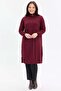 Stand collar two thread zippered tunic