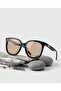 Royal Soft Glass Black Popular Trend Color Sunglasses - 2