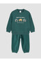 Petrol Car Printed Baby Boy Sweatshirt and Sweatpants - 4