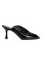 Women's Pointed-Toe Heeled Slippers - 3