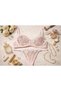 Violette Women's Underwire Lace Floral Patterned Bralet Lingerie Set Summer Panties Bra Set - 2